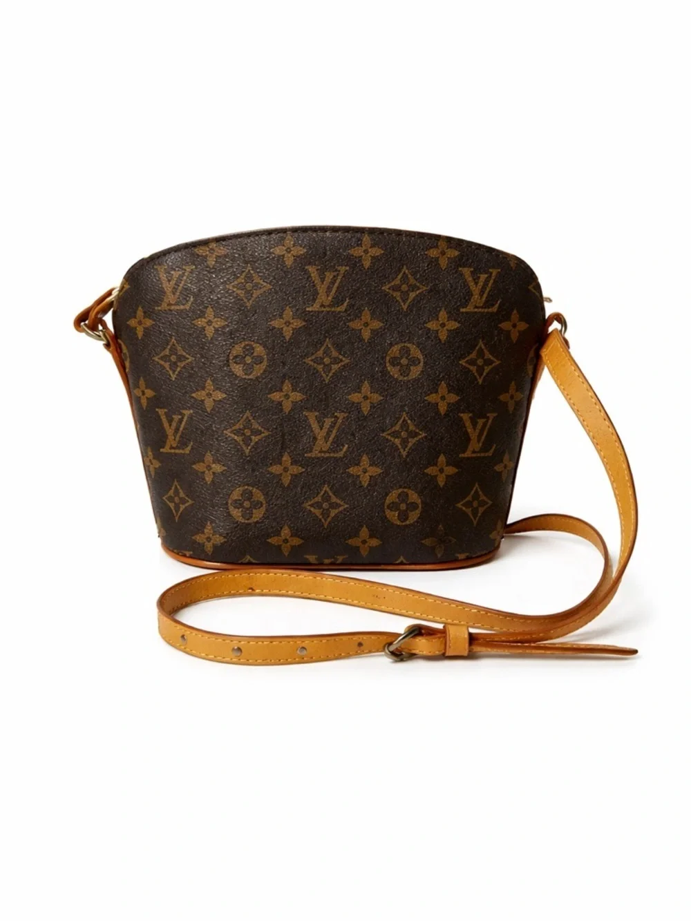 Louis Vuitton Brown Drouot Monogram Canvas Crossbody Bag